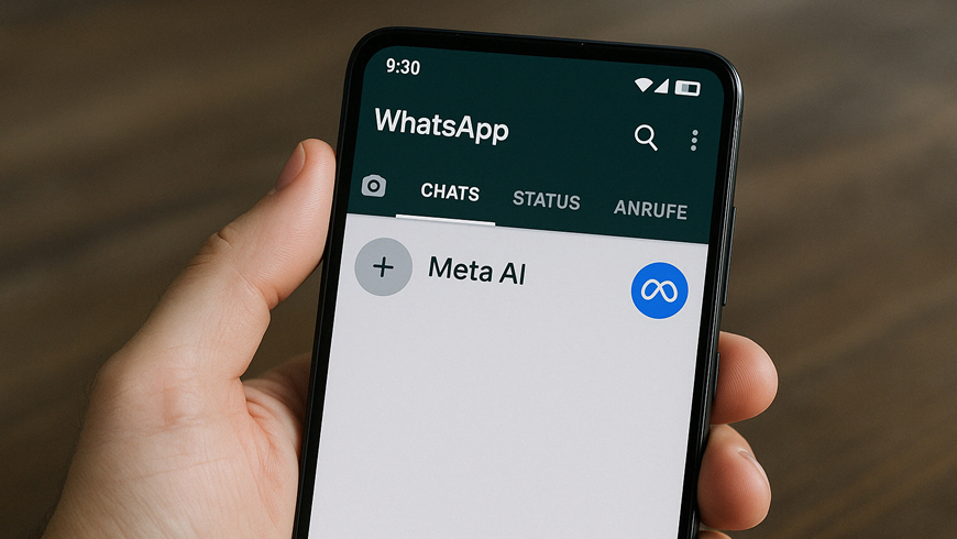 WhatsApp und der blaue Kreis: Meta KI im Messenger